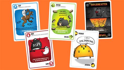 Exploding Kittens! A Hilarious Card Game Where Cute Felines Meet Deadly Explosions!